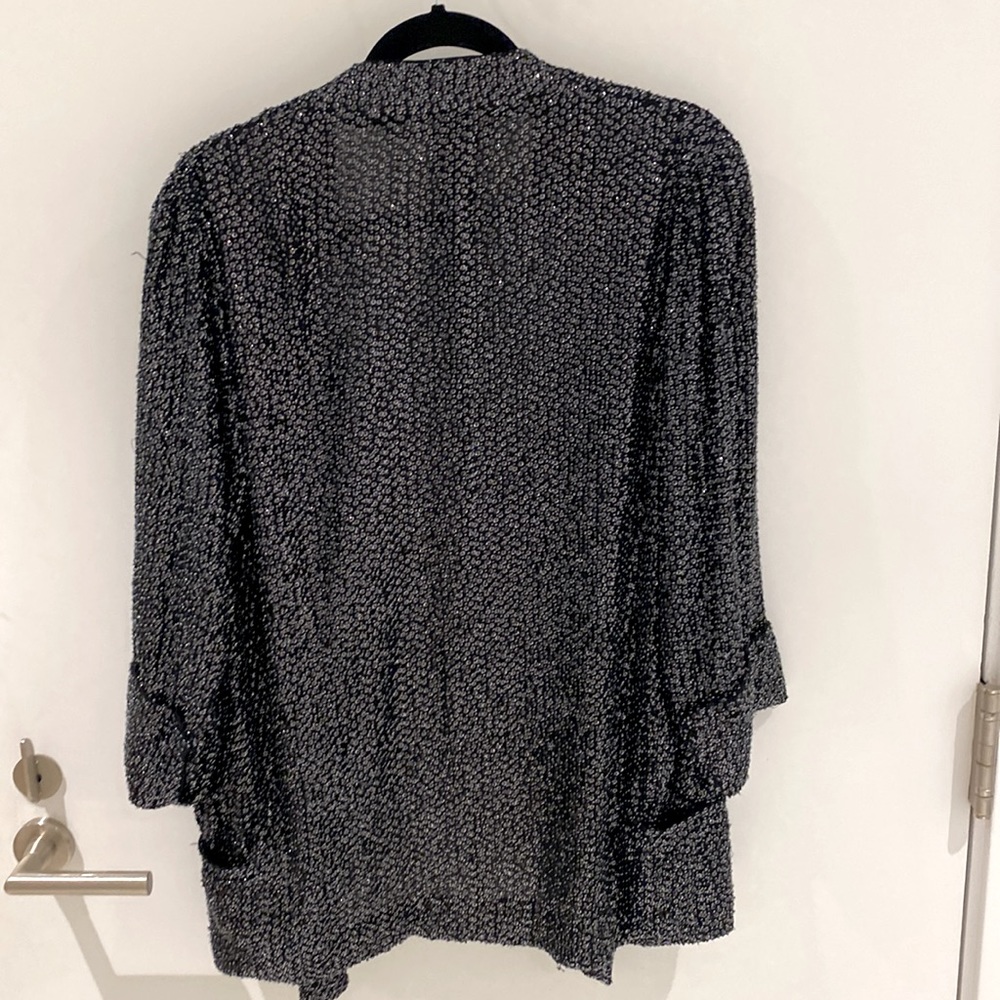 Diane von Furstenberg silk blazer with sequins all over - Picture 3 of 6